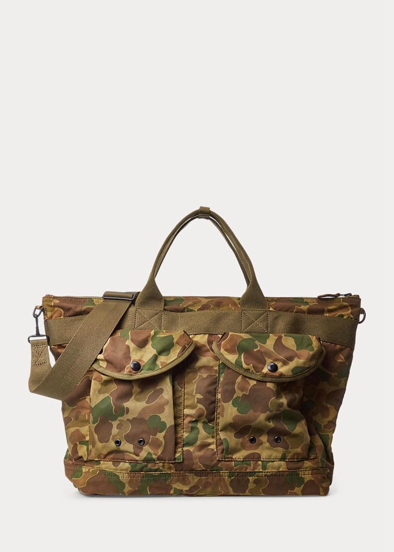 RRL バッグ メンズ オリーブ Camo Messenger CWBVD6094